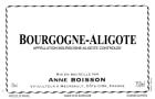 Boisson-Vadot Bourgogne Aligote Anne Boisson 2012 Front Label