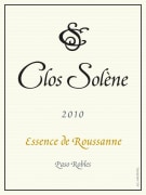 Clos Solene Essence de Roussanne 2010  Front Label