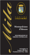 Cantina Colle Moro Montepulciano d'Abruzzo Mila 2010 Front Label