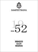 Cantina Sampietrana Brindisi 1952 Riserva 2014 Front Label