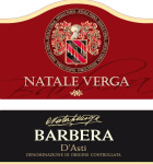 Casa Vinicola Natale Verga s.p.a. Barbera d'Asti 2012 Front Label