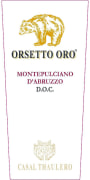 Casal Thaulero Montepulciano d'Abruzzo Orsetto Oro 2010 Front Label