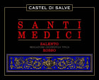 Castel di Salve Salento Santi Medici 2008 Front Label