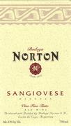 Bodega Norton Sangiovese 1998 Front Label