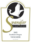 Spangler Vineyards Viognier 2005 Front Label