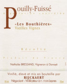 Maison Rijckaert Pouilly-Fuisse Les Bouthieres Vieilles Vignes 2006 Front Label