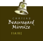 Chateau Beauregard Mirouze Corbieres Cuvee Fiaire Blanc 2011 Front Label