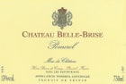 Chateau Belle-Brise Pomerol 2004 Front Label