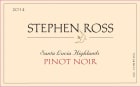 Stephen Ross Santa Lucia Highlands Pinot Noir 2014 Front Label