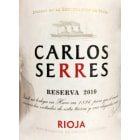 Carlos Serres Reserva 2010 Front Label
