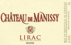 Chateau de Manissy Lirac 2009 Front Label
