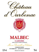 Chateau d'Ourbenac Malbec 2008 Front Label