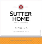 Sutter Home Riesling 2011 Front Label