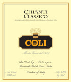 Coli Wine Chianti Classico 2014 Front Label