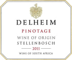 Delheim Wines Pinotage 2011 Front Label