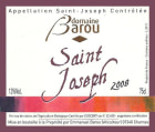Domaine Barou Saint-Joseph 2008 Front Label