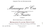 Domaine Claude Nouveau Maranges La Fussiere Premier Cru 2007 Front Label