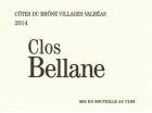 Clos Petite Bellane Cotes du Rhone Villages Valreas Blanc 2014 Front Label