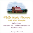 Walla Walla Vintners Vintners Bello Rosso 2011 Front Label