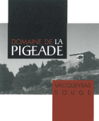 Domaine de la Pigeade Vacqueyras Rouge 2014 Front Label