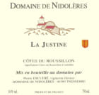 Domaine de Nidoleres Cotes du Roussillon La Justine 2006 Front Label