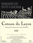 Domaine de Petit Clocher Coteaux du Layon 2011 Front Label