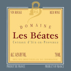 Domaine des Beates Coteaux d'Aix en Provence Rouge 2006 Front Label