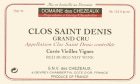 Domaine des Chezeaux Clos Saint Denis Grand Cru 2007 Front Label