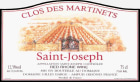 Domaine Gilles Barge Saint-Joseph Clos des Martinets 2006 Front Label
