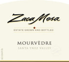 Zaca Mesa Mourvedre 2012 Front Label