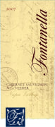 Fontanella Family Winery Cabernet Sauvignon 2007 Front Label