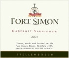 Fort Simon Estate Cabernet Sauvignon 2001 Front Label