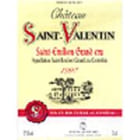 Chateau Saint-Valentin Saint-Emilion Grand Cru 1997 Front Label