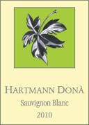 Hartmann Dona Sauvignon Blanc 2010 Front Label
