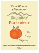 Cava Winery & Vineyard Skylands Peach Cobbler Front Label