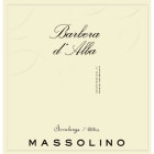 Massolino Barbera d'Alba 2016 Front Label