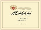 Middelvlei Wines Pinotage Merlot 2011 Front Label