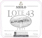 Miolo Wine Group Lote 43 Merlot/Cabernet Sauvignon 2011 Front Label