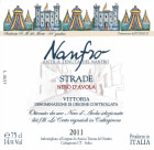 Nanfro Vittoria Strade Nero d'Avola 2011 Front Label
