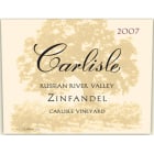 Carlisle Carlisle Vineyard Zinfandel 2007 Front Label