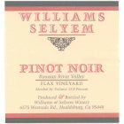 Williams Selyem Flax Vineyard Pinot Noir 2004 Front Label