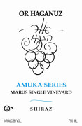 Or Haganuz Amuka Series Marus Single Vineyard Shiraz 2013 Front Label