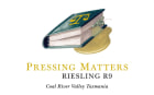 Pressing Matters R9 Riesling 2014 Front Label