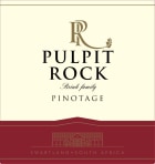 Pulpit Rock Winery Swartland Pinotage 2011 Front Label