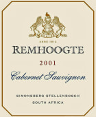 Remhoogte Wine Estate Cabernet Sauvignon 2001 Front Label