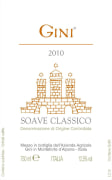 Gini Soave Classico 2010 Front Label