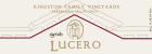 Kingston Family Vineyards Lucero Syrah 2011 Front Label