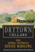 Drytown Cellars Riesling 2013 Front Label