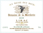 Domaine de la Mordoree Lirac La Reine des Bois 2009 Front Label
