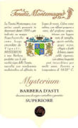 Tenuta Montemagno Barbera d'Asti Mysterium Superiore 2012 Front Label